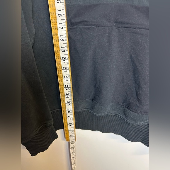 Adidas Sustainability Mens kangaroo Pocket Hoodie Sweatshirt Size M Charcoal - Picture 8 of 14